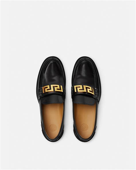 versace loafers dames|versace greca loafers male black.